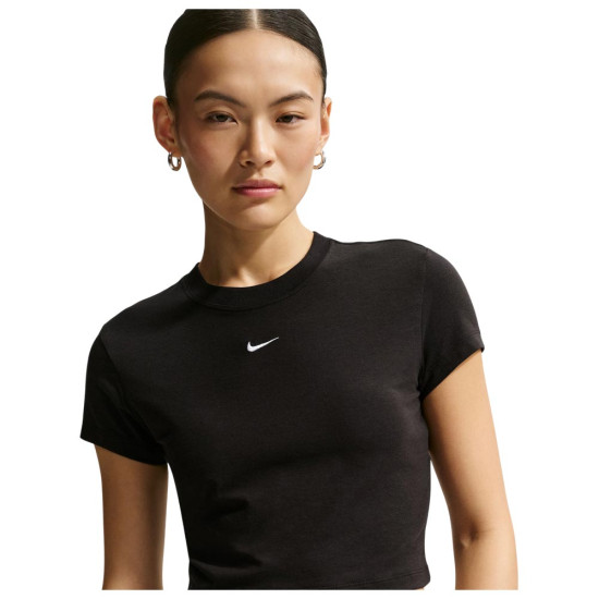 Nike Γυναικεία κοντομάνικη μπλούζα Sportswear Chill Knit Cropped Tee
